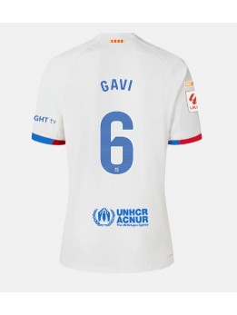 Moški Nogometna dresi replika Barcelona Paez Gavi #6 Gostujoči 2023-24 Kratek rokav